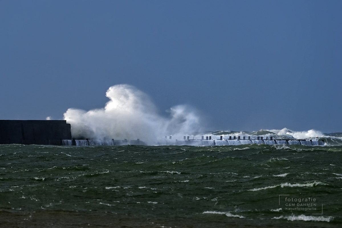 Nordseewellen Helgoland